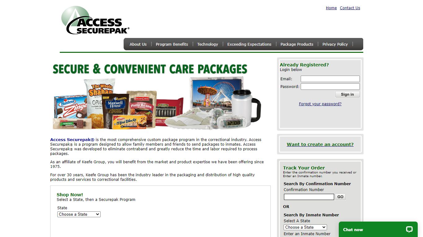 Escambia County Package Program - FL - Access Securepak